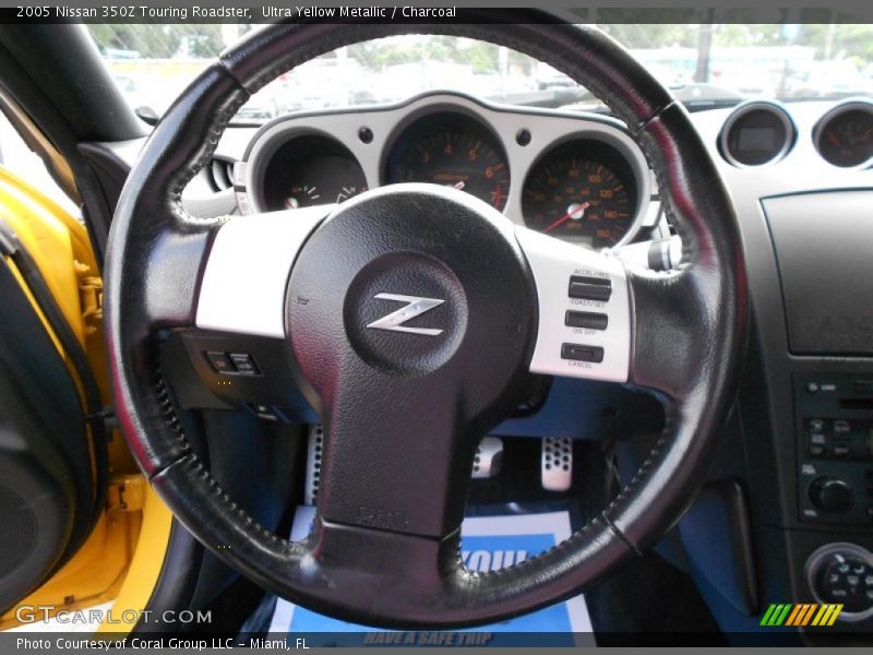 Ultra Yellow Metallic / Charcoal 2005 Nissan 350Z Touring Roadster