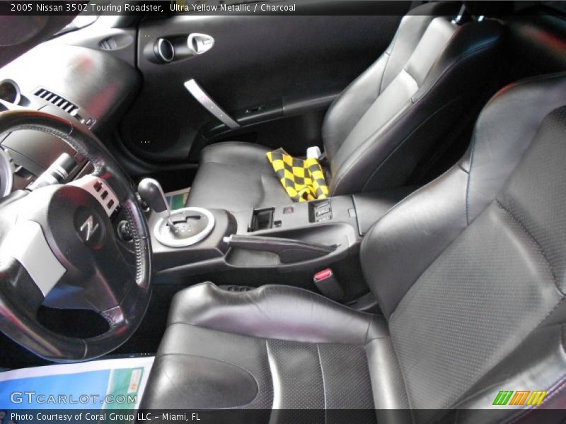 Ultra Yellow Metallic / Charcoal 2005 Nissan 350Z Touring Roadster