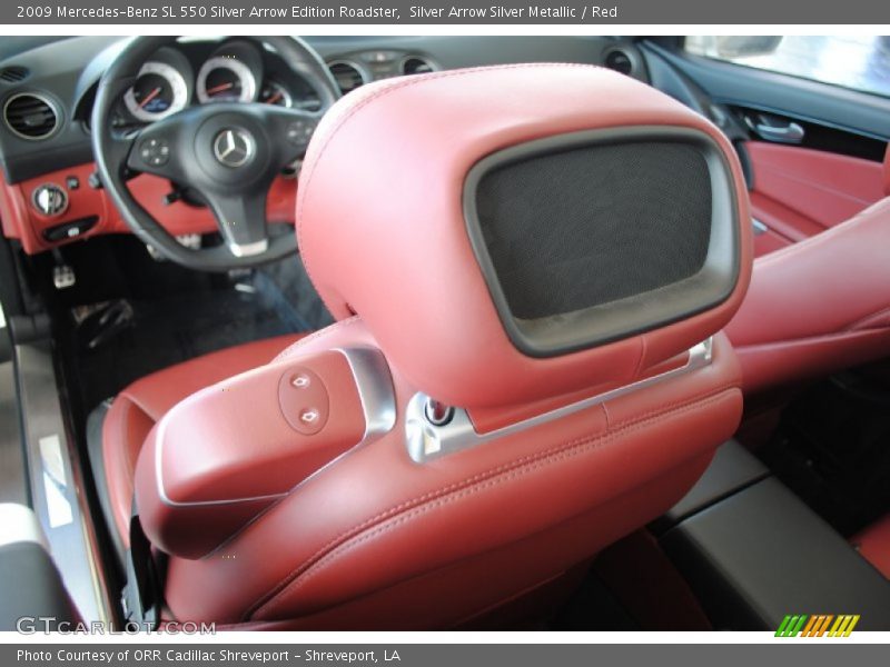  2009 SL 550 Silver Arrow Edition Roadster Red Interior