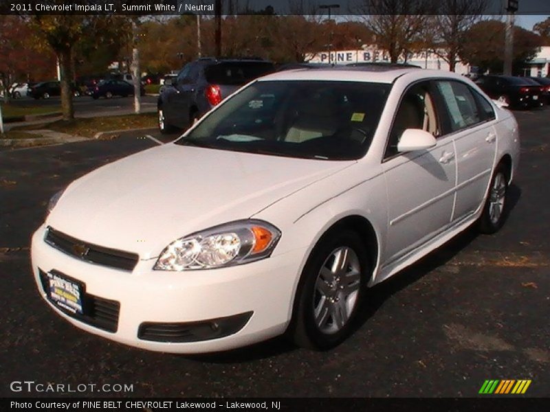 Summit White / Neutral 2011 Chevrolet Impala LT
