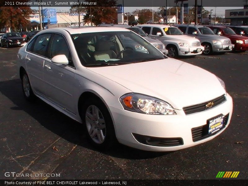 Summit White / Neutral 2011 Chevrolet Impala LT