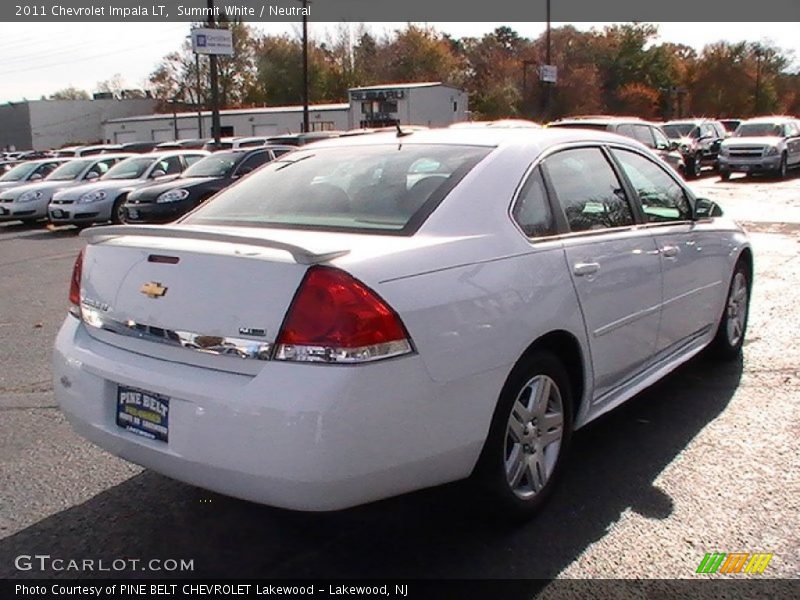 Summit White / Neutral 2011 Chevrolet Impala LT
