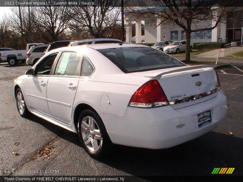 Summit White / Neutral 2011 Chevrolet Impala LT