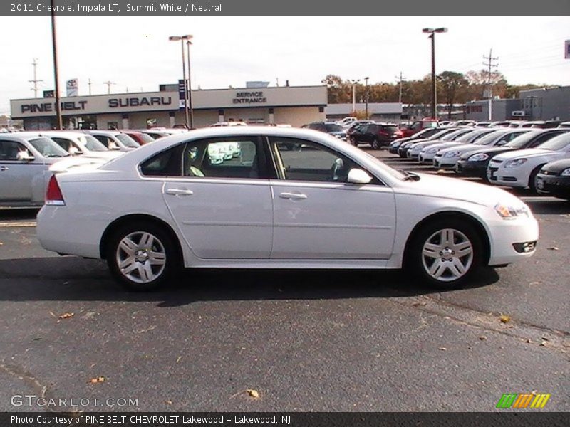 Summit White / Neutral 2011 Chevrolet Impala LT