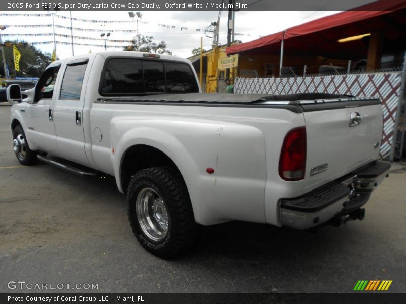 Oxford White / Medium Flint 2005 Ford F350 Super Duty Lariat Crew Cab Dually