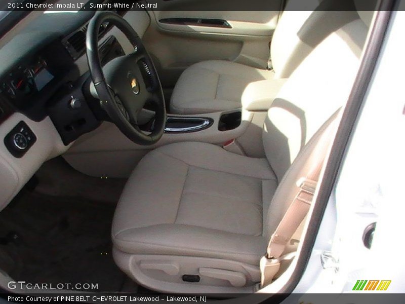 Summit White / Neutral 2011 Chevrolet Impala LT