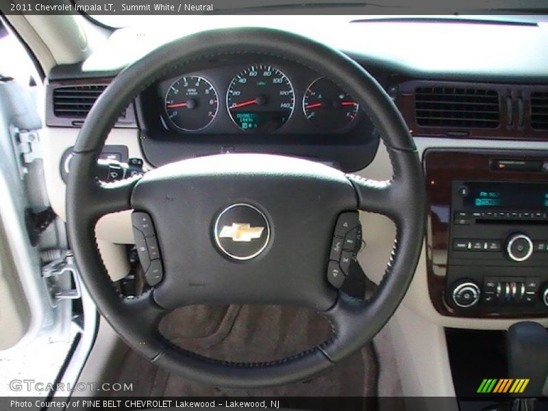 Summit White / Neutral 2011 Chevrolet Impala LT