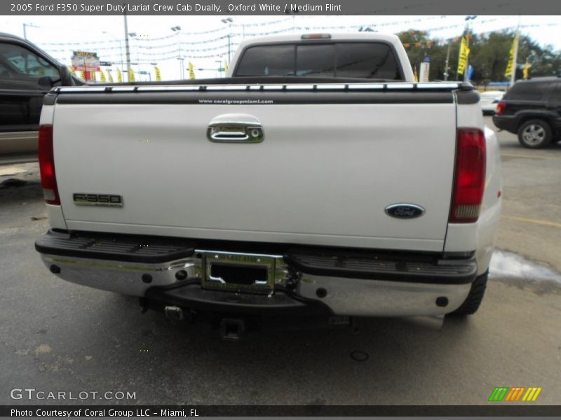 Oxford White / Medium Flint 2005 Ford F350 Super Duty Lariat Crew Cab Dually