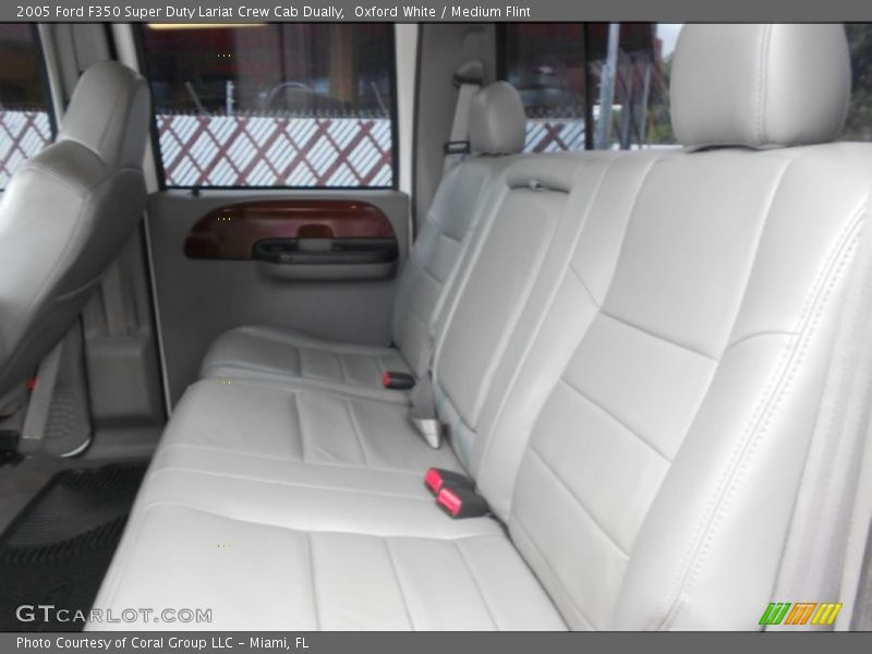 Oxford White / Medium Flint 2005 Ford F350 Super Duty Lariat Crew Cab Dually