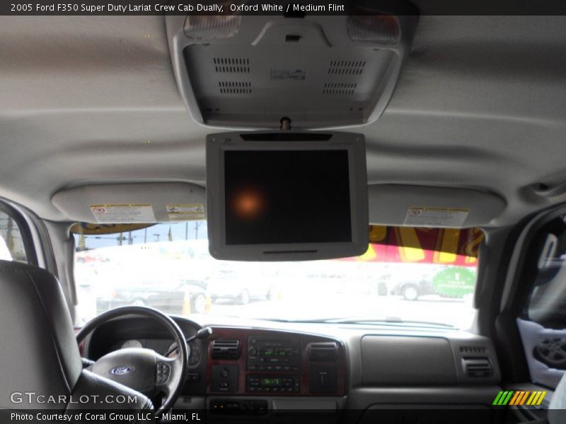 Oxford White / Medium Flint 2005 Ford F350 Super Duty Lariat Crew Cab Dually