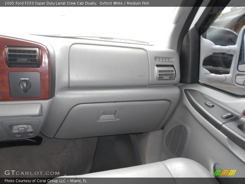 Oxford White / Medium Flint 2005 Ford F350 Super Duty Lariat Crew Cab Dually