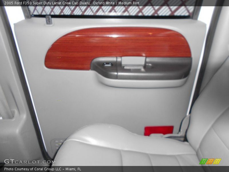 Oxford White / Medium Flint 2005 Ford F350 Super Duty Lariat Crew Cab Dually