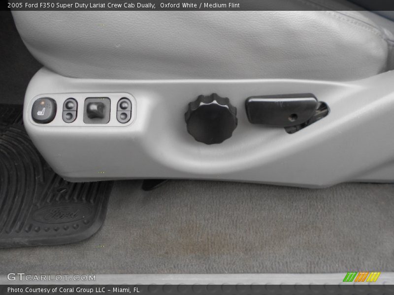 Oxford White / Medium Flint 2005 Ford F350 Super Duty Lariat Crew Cab Dually