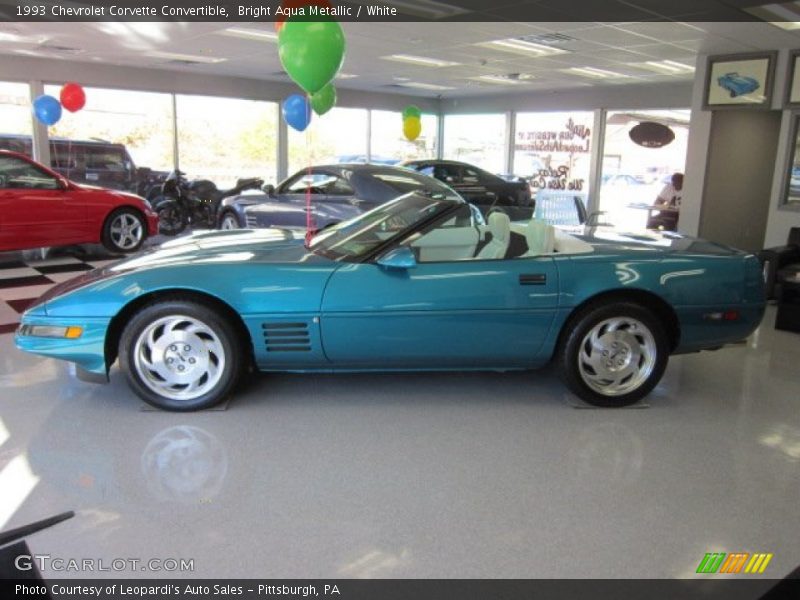  1993 Corvette Convertible Bright Aqua Metallic