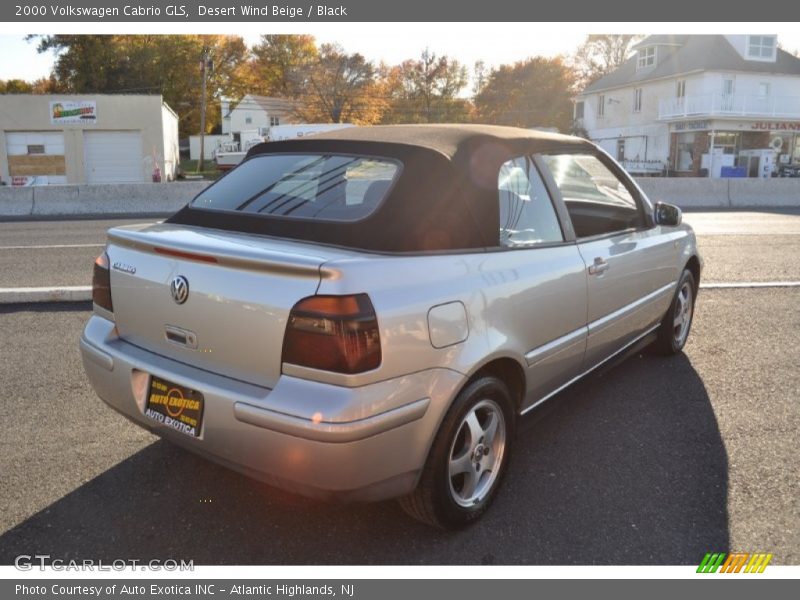 Desert Wind Beige / Black 2000 Volkswagen Cabrio GLS