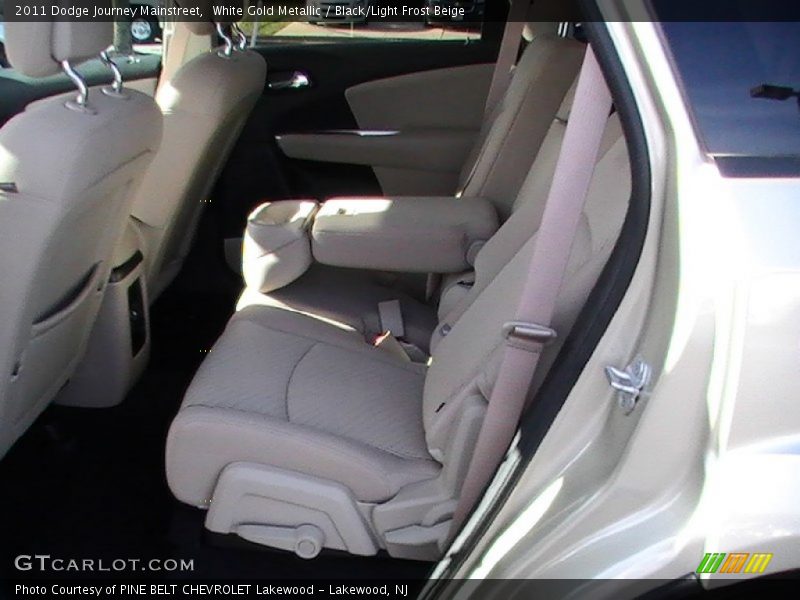 White Gold Metallic / Black/Light Frost Beige 2011 Dodge Journey Mainstreet