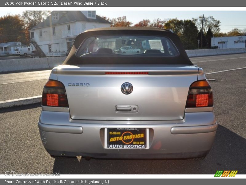 Desert Wind Beige / Black 2000 Volkswagen Cabrio GLS