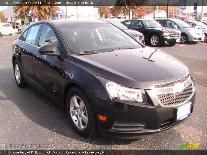 Black Granite Metallic / Jet Black 2011 Chevrolet Cruze LT