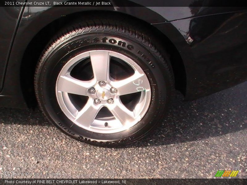 Black Granite Metallic / Jet Black 2011 Chevrolet Cruze LT