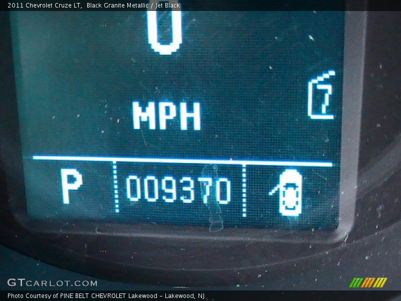 Black Granite Metallic / Jet Black 2011 Chevrolet Cruze LT