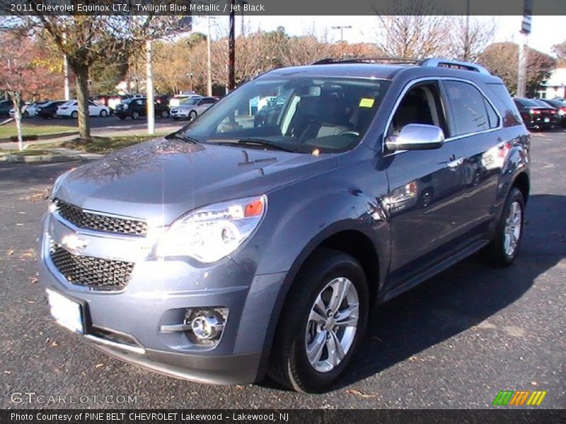 Twilight Blue Metallic / Jet Black 2011 Chevrolet Equinox LTZ