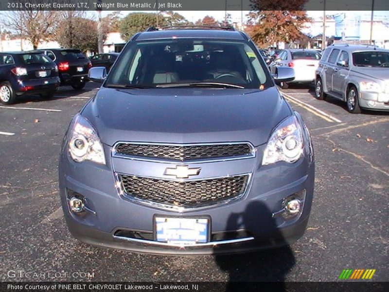 Twilight Blue Metallic / Jet Black 2011 Chevrolet Equinox LTZ