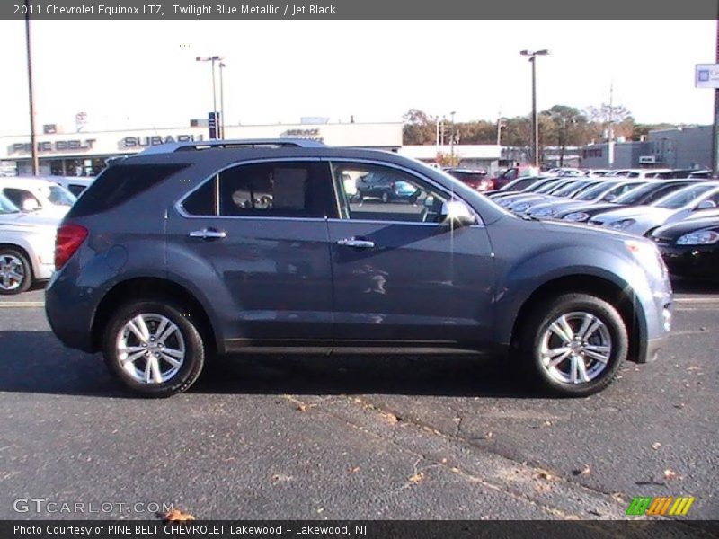 Twilight Blue Metallic / Jet Black 2011 Chevrolet Equinox LTZ
