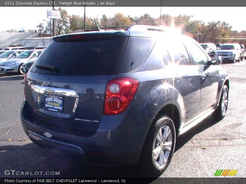Twilight Blue Metallic / Jet Black 2011 Chevrolet Equinox LTZ