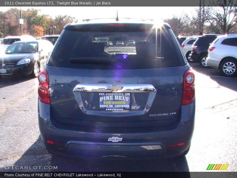 Twilight Blue Metallic / Jet Black 2011 Chevrolet Equinox LTZ