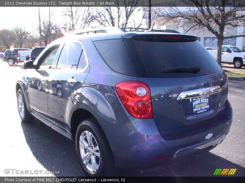 Twilight Blue Metallic / Jet Black 2011 Chevrolet Equinox LTZ