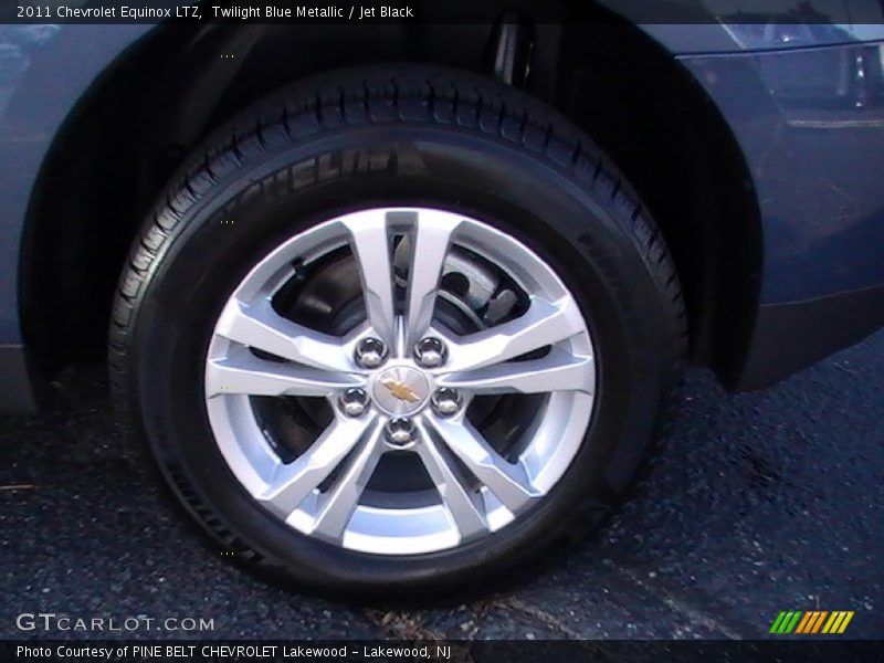 Twilight Blue Metallic / Jet Black 2011 Chevrolet Equinox LTZ