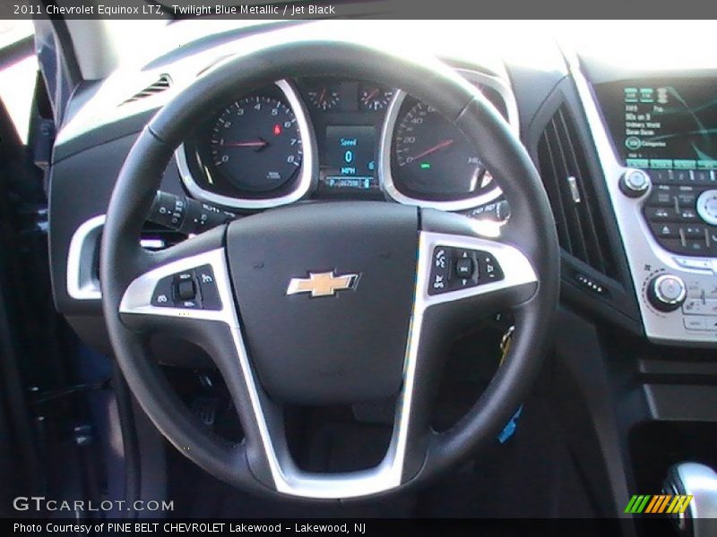 Twilight Blue Metallic / Jet Black 2011 Chevrolet Equinox LTZ