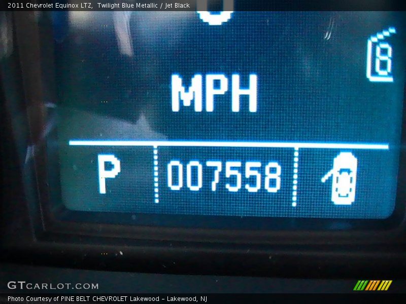 Twilight Blue Metallic / Jet Black 2011 Chevrolet Equinox LTZ