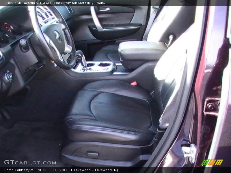 Dark Crimson Metallic / Ebony 2009 GMC Acadia SLT AWD