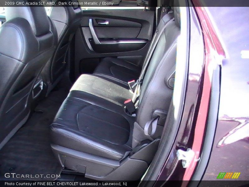 Dark Crimson Metallic / Ebony 2009 GMC Acadia SLT AWD