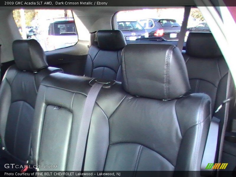 Dark Crimson Metallic / Ebony 2009 GMC Acadia SLT AWD