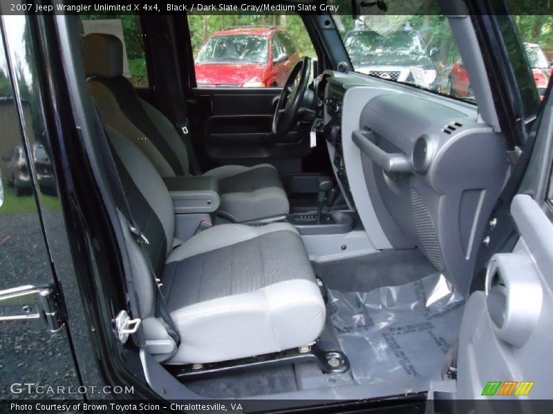 Black / Dark Slate Gray/Medium Slate Gray 2007 Jeep Wrangler Unlimited X 4x4