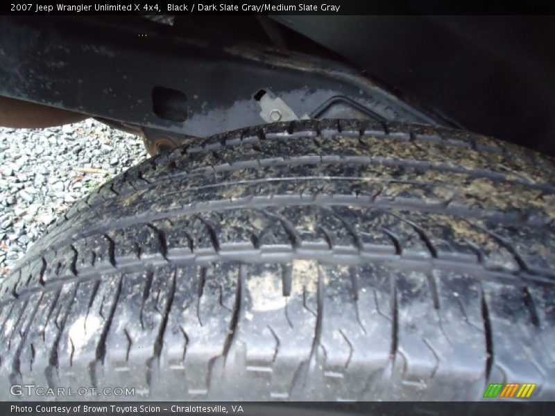 Black / Dark Slate Gray/Medium Slate Gray 2007 Jeep Wrangler Unlimited X 4x4