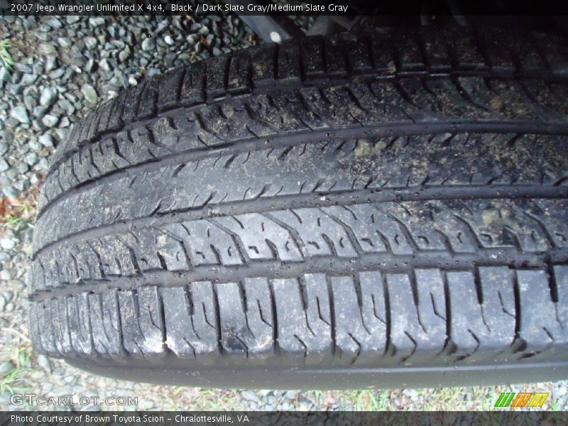 Black / Dark Slate Gray/Medium Slate Gray 2007 Jeep Wrangler Unlimited X 4x4