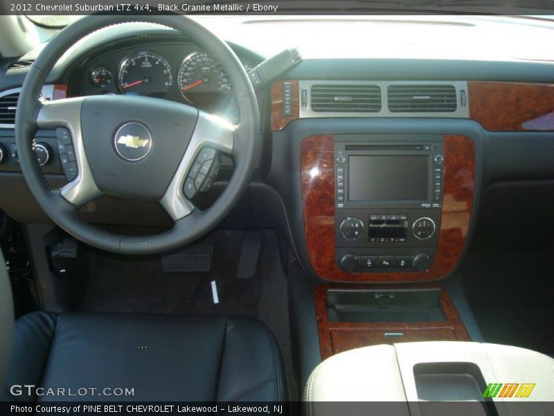 Black Granite Metallic / Ebony 2012 Chevrolet Suburban LTZ 4x4