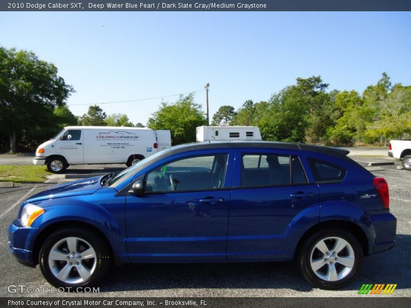 Deep Water Blue Pearl / Dark Slate Gray/Medium Graystone 2010 Dodge Caliber SXT
