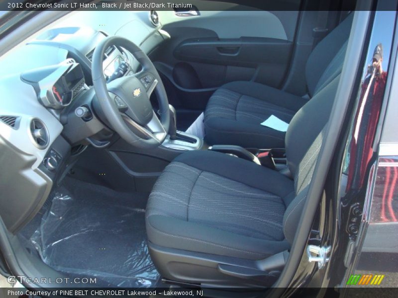 Black / Jet Black/Dark Titanium 2012 Chevrolet Sonic LT Hatch