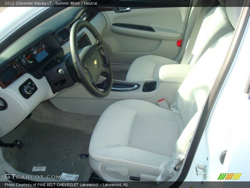 Summit White / Neutral 2012 Chevrolet Impala LT