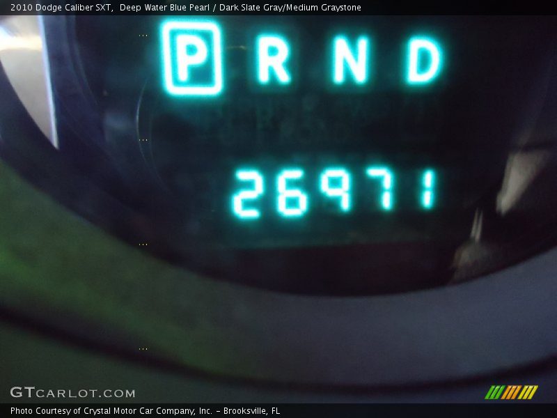 Deep Water Blue Pearl / Dark Slate Gray/Medium Graystone 2010 Dodge Caliber SXT
