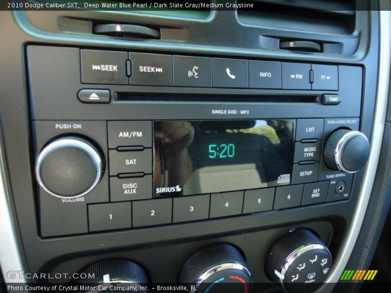 Deep Water Blue Pearl / Dark Slate Gray/Medium Graystone 2010 Dodge Caliber SXT