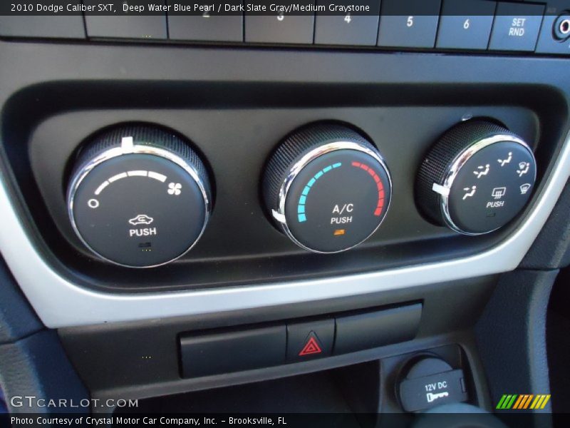 Deep Water Blue Pearl / Dark Slate Gray/Medium Graystone 2010 Dodge Caliber SXT