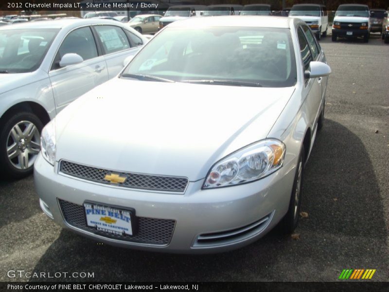 Silver Ice Metallic / Ebony 2012 Chevrolet Impala LT