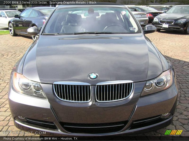 Sparkling Graphite Metallic / Black 2006 BMW 3 Series 330i Sedan