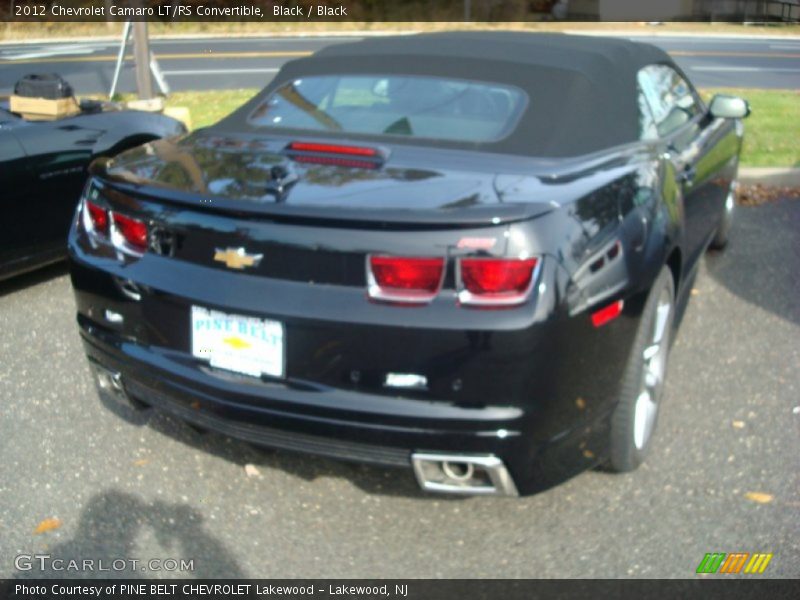 Black / Black 2012 Chevrolet Camaro LT/RS Convertible