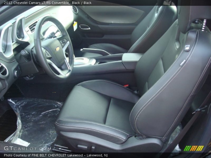  2012 Camaro LT/RS Convertible Black Interior